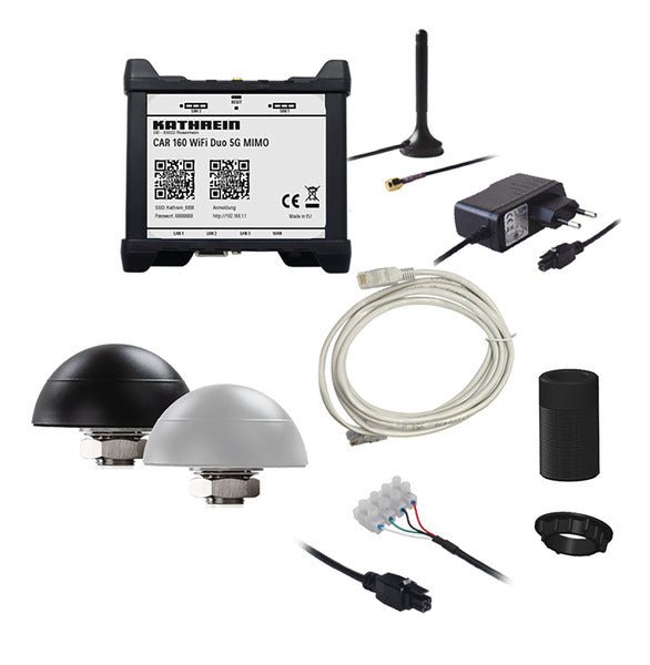 Router Kathrein pentru Internet - CAR 160 WiFi Duo negru, 5G Mimo - EVONomad