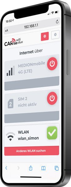Router WLAN Car 150 Duo - EVONomad