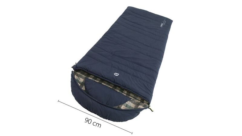 Sac de dormit Camper Lux - fermoar in stanga - EVONomad