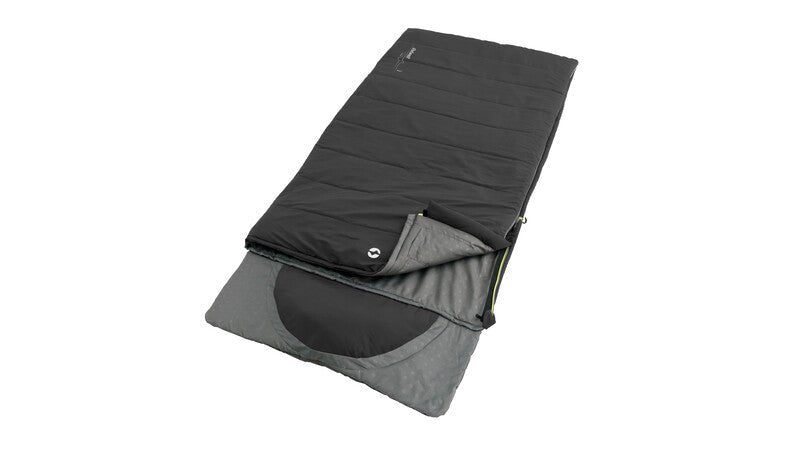 Sac de dormit Contour - Midnight Black - fermoar pe dreapta - EVONomad
