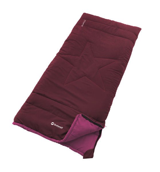 Sac de dormit cu patura CHAMP Kids, rosu intens 150x70cm - EVONomad