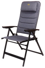 Scaun de camping Camp4 aluminiu Pasadena - cadru: negru - EVONomad