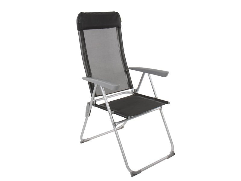 Scaun de camping Camp4 Tortuga - reglabil in 5 directii, antracit - EVONomad