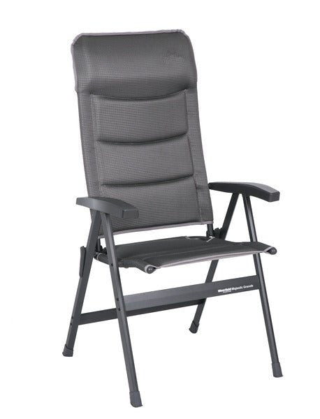 Scaun de camping MAJESTIC GRANDE - Mid Grey - EVONomad