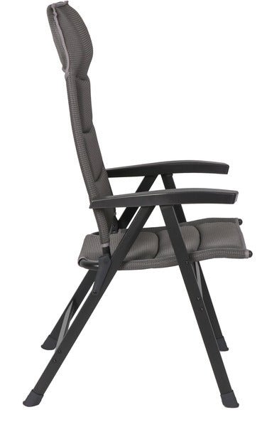 Scaun de camping MAJESTIC GRANDE - Mid Grey - EVONomad