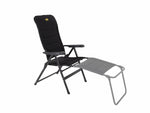 Scaun de camping Malaga Breeze - Captusit cu tesatura plasa neagra - EVONomad
