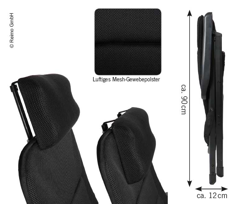 Scaun de camping Malaga Breeze Plus - EVONomad