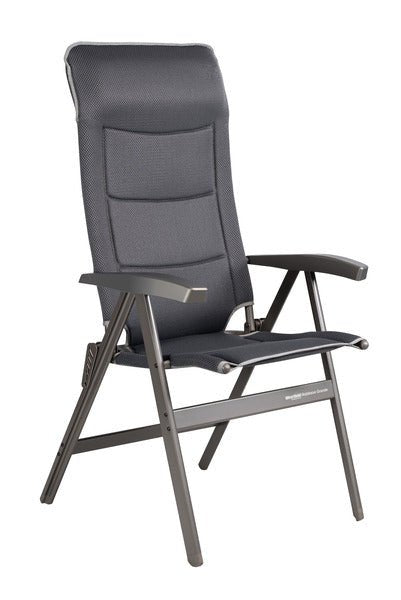 Scaun de camping NOBLESSE GRANDE - Gri Carbune - EVONomad