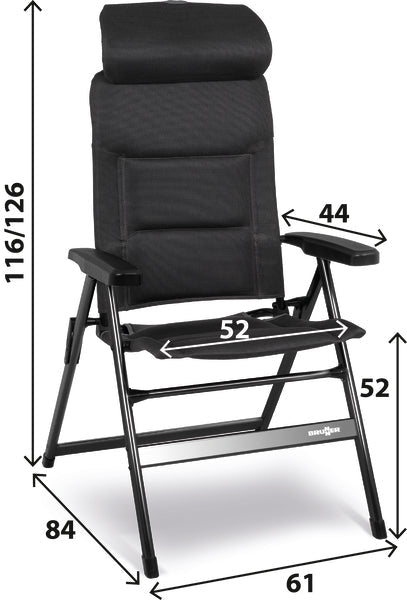 Scaun pliabil camping Aravel H2L L - EVONomad