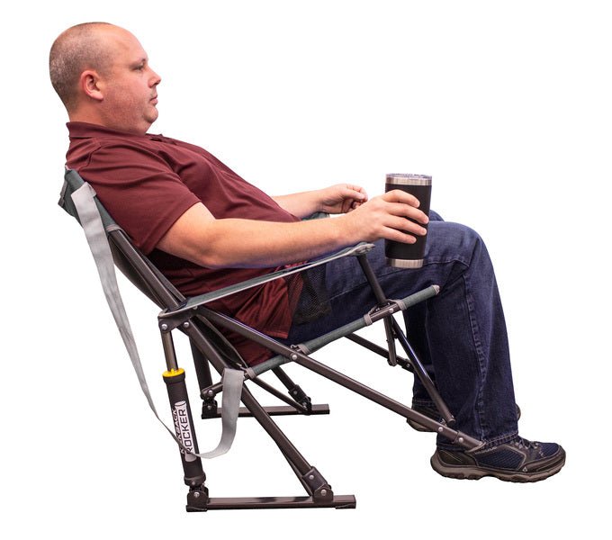 Scaun pliant Kickback Rocker - Gri - EVONomad