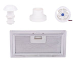 Set aer evacuat 4 piese cu cos de fum pe acoperis, ventilator, adaptor, filtru - EVONomad
