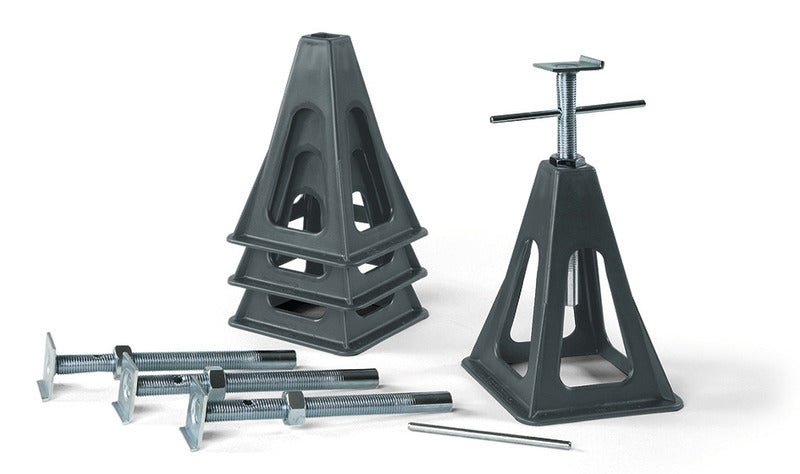 Set cadru suport pentru rulota din plastic set de 4 - EVONomad