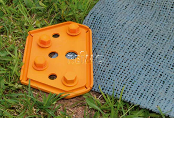 Set de 4 farfurii Peggy Peg Uni - EVONomad
