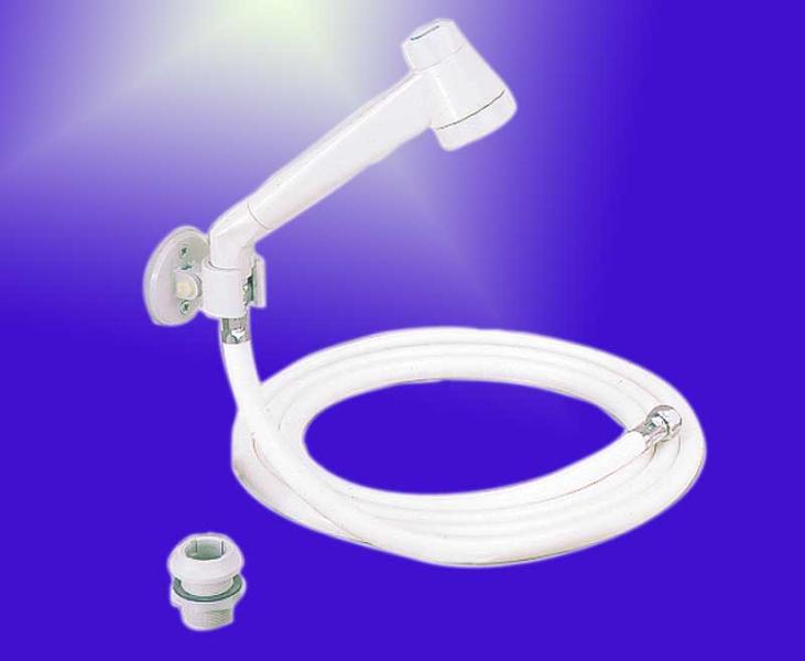 Set de dus alb modern cu furtun de 2 m - EVONomad