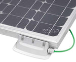Set de fixare solar, set de 4 cu conducta de acoperis integrata, gri - EVONomad