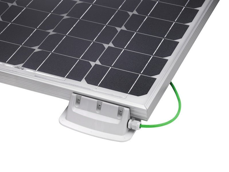 Set de fixare solar, set de 4 cu conducta de acoperis integrata, gri - EVONomad