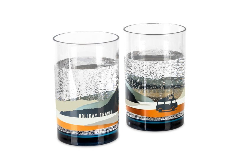Set de pahare HOLIDAY TRAVEL SPIRIT SAN, 2 piese. - EVONomad