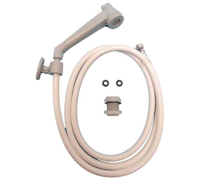 Set dus Modern gri cu furtun 2m, liber - EVONomad