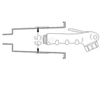 Set dus pentru montare pe perete exterior - furtun flexibil 200 cm - EVONomad