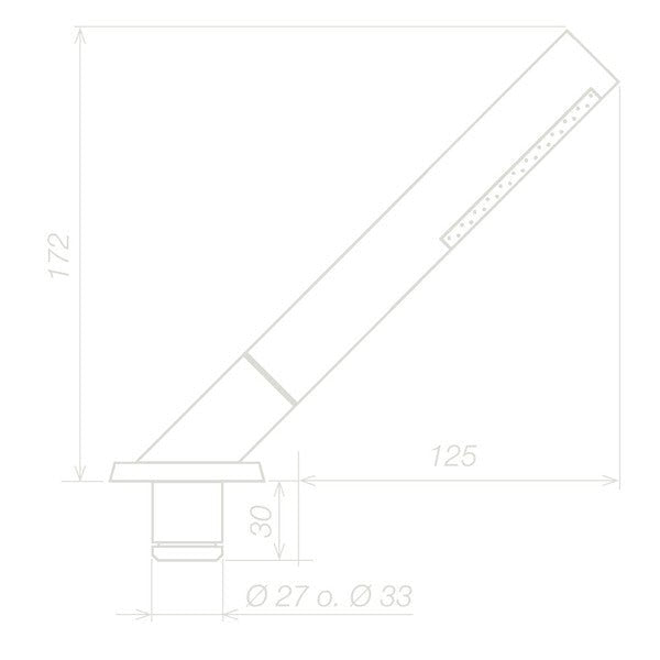 Set dus TREND E - Cu racord de 1/2". - EVONomad