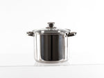 Set oale din inox Camp4 cu capac din sticla - 6 bucati - EVONomad