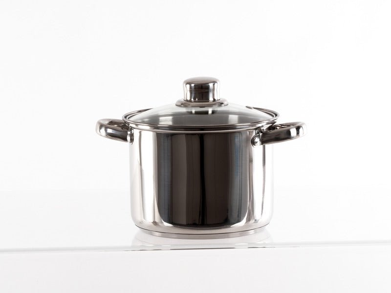 Set oale din inox Camp4 cu capac din sticla - 6 bucati - EVONomad