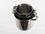 Set oale din inox Camp4 cu capac din sticla - 6 bucati - EVONomad