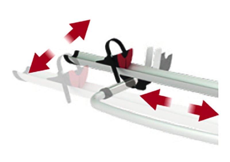 Sina de biciclete Rail Premium S, argintie - EVONomad