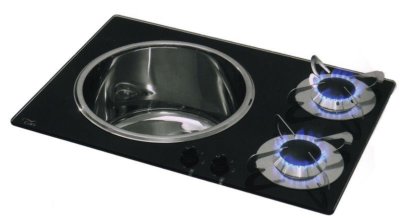 Sistem chiuveta - aragaz CAN 2 flacari PV1360 - EVONomad