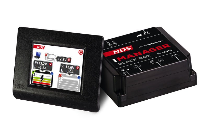 Sistem de gestionare a bateriei cu ecran tactil iManager - 12 V / 150 A - EVONomad