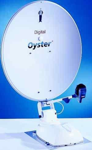 Sistem satelit Oyster - 85 digital CI Ø 85 cm cu sate rotativ complet automat - EVONomad