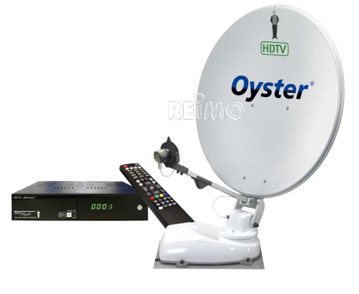 Sistem satelit Ten Haaft Oyster HDTV 65 CI cu receptor HD, LNB dublu, inclinat - EVONomad