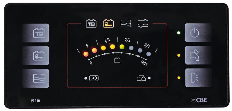 Sisteme flexibile de afisare si comutare pentru alimentare electrica 12V - PC110 - EVONomad