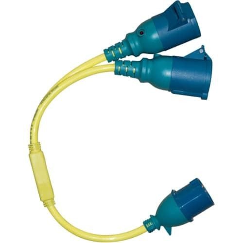 Splitter Cord 16A 250V CEE 2xCEE - EVONomad