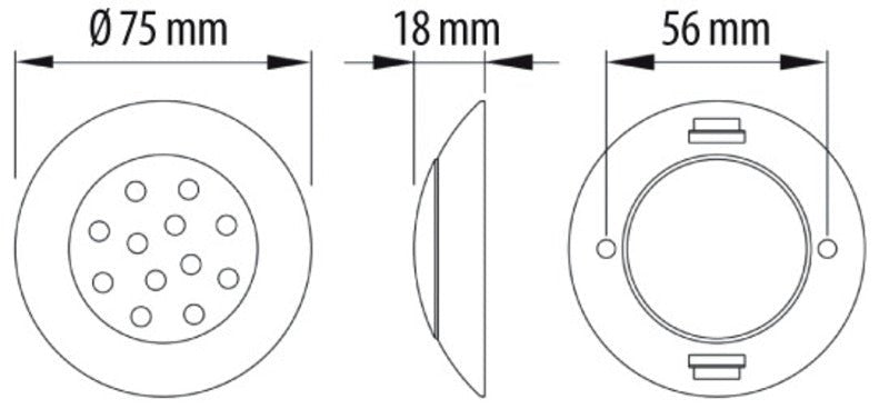 Spot LED - 75 x 18 mm - EVONomad