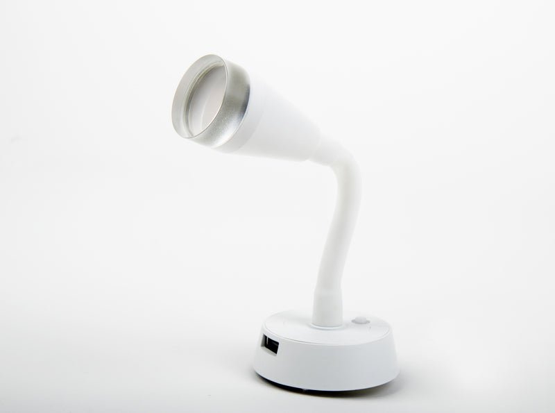 Spot LED Carbest cu brat flexibil si priza de incarcare USB - EVONomad