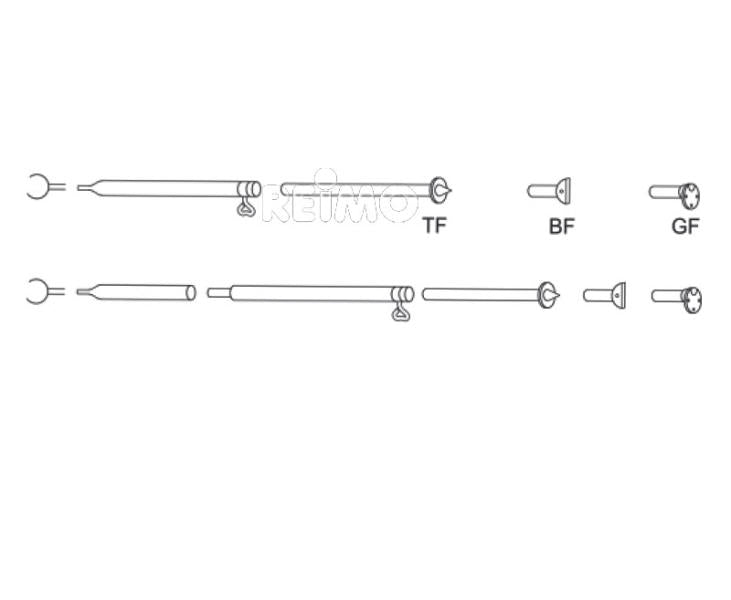 Stalp de furtuna din aluminiu cu baza articulata 1mm/1.2mm - EVONomad