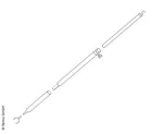 Suport carlig acoperis aluminiu 1,6 - 2,6M - EVONomad