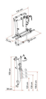 Suport de biciclete Carry Bike Frame pentru Mercedes Sprinter din 2018 - EVONomad
