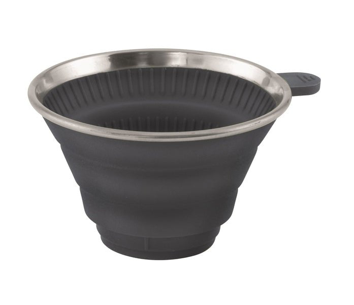 Suport filtru cafea din silicon, pliabil, 15x13x3/8 cm, albastru inchis - EVONomad