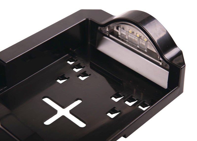 Suport placa de inmatriculare iluminat, 12V/24V - EVONomad