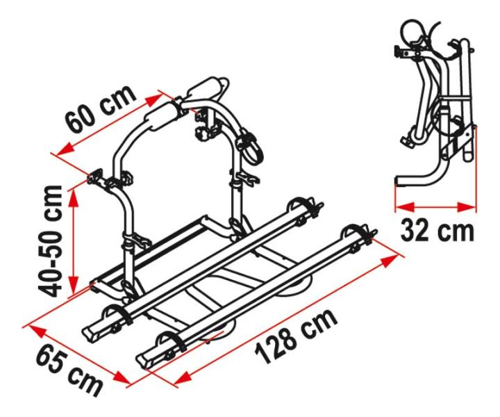 Suport spate Carry Bike CL pentru 2 biciclete - EVONomad