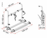 Suport spate Carry Bike Pro Autotrail, capacitate max. 40 kg - EVONomad