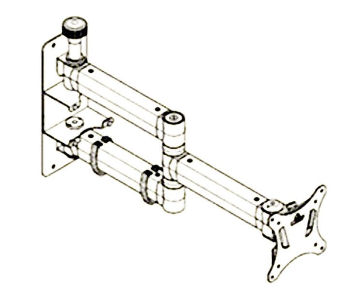 Suport TV SKY 10N 2 brate - 450 mm - EVONomad