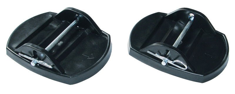 Talpi calare Rulota din plastic - Set de 4 - Negru - EVONomad