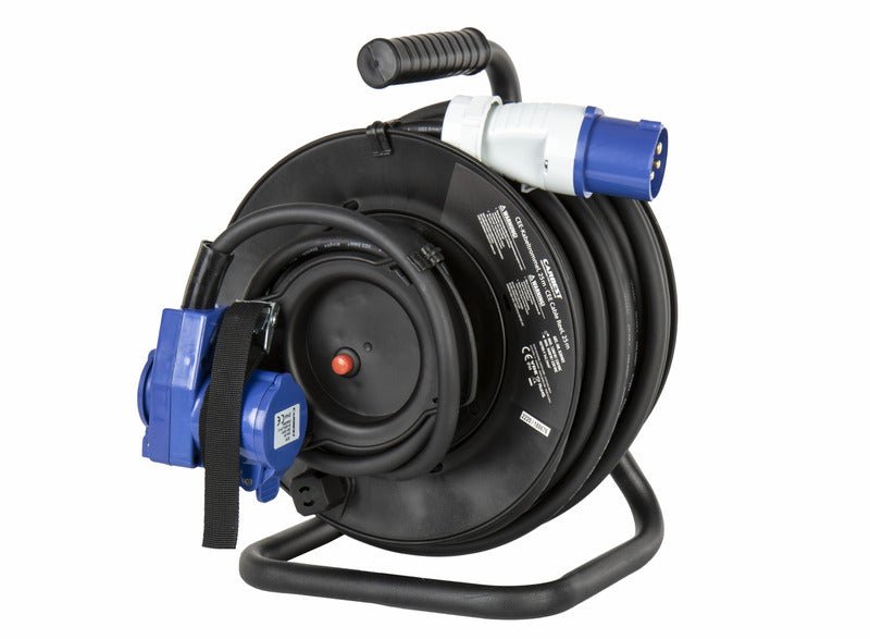 Tambur cablu CEE H07RN - F 3G2.5mm2 - cuplare unghiulara 25 m - EVONomad