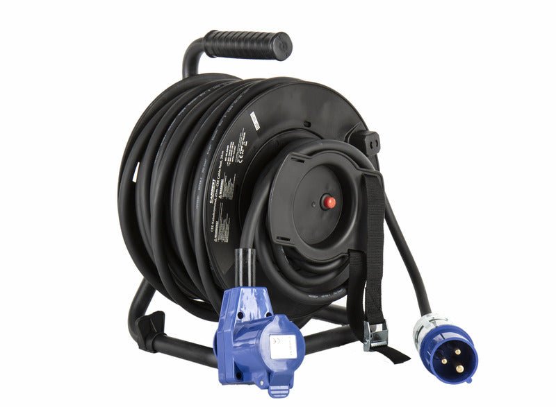 Tambur cablu CEE H07RN - F 3G2.5mm2 - cuplare unghiulara 25 m - EVONomad