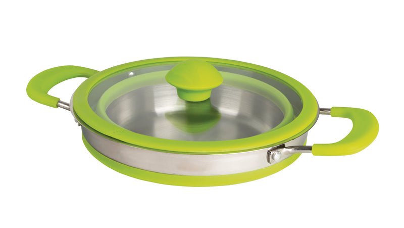 Tava/oala pliabila din silicon - Lime - EVONomad