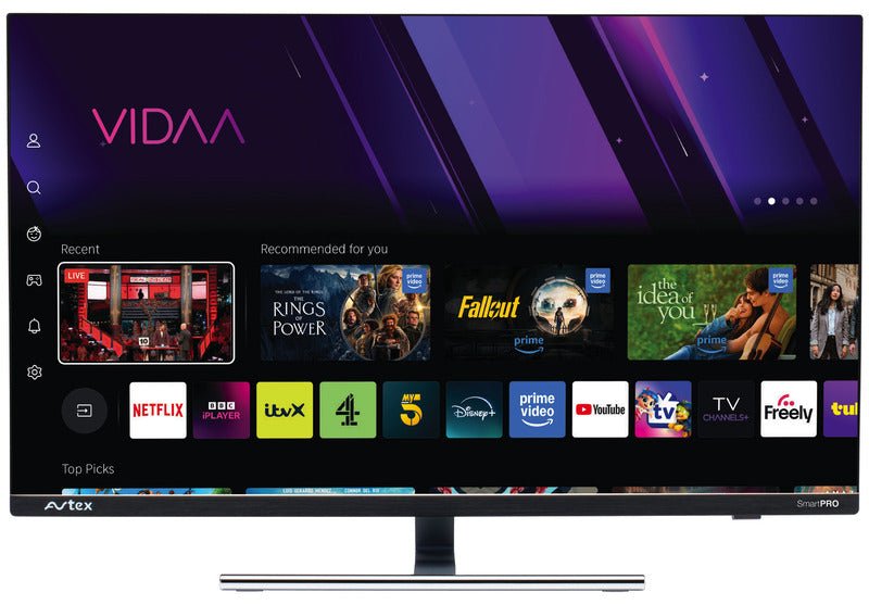Televizor Smart TV Avtex Full HD fara rama cu sistem de operare VIDAA - 18,5" - EVONomad