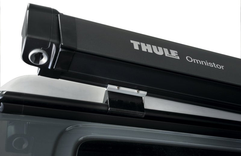 Thule Omnistor 4200 pentru Reimo Multirail - Culoarea materialului Mystic Grey - Diverse lungimi si carcase - EVONomad